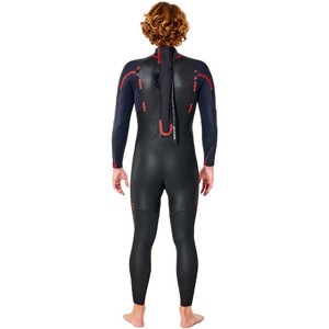 2023 Rip Curl Mens Omega 4/3mm Back Zip Wetsuit 112MFS - Black